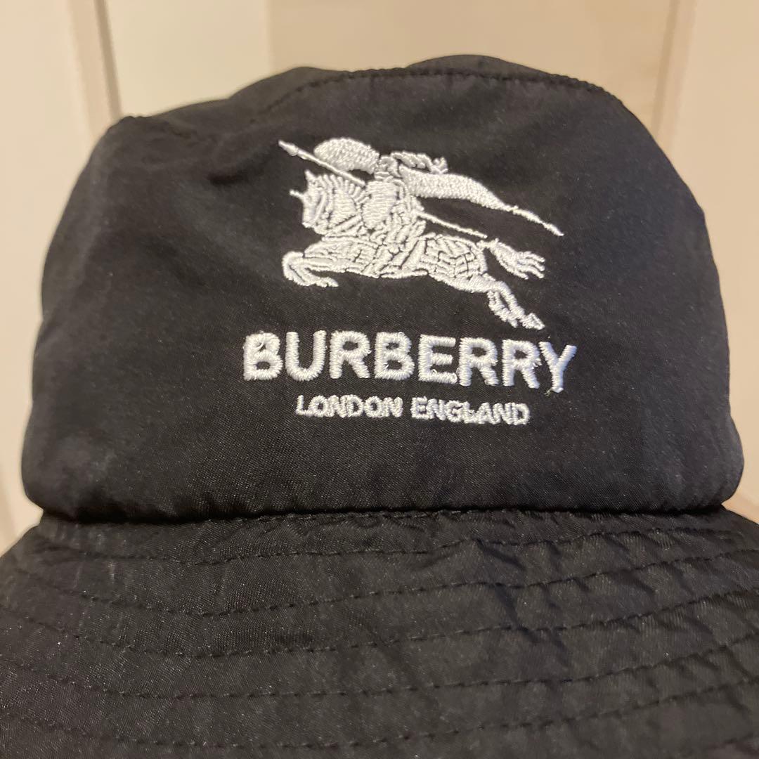 Burberry × Supreme バケットハット M/L 黒