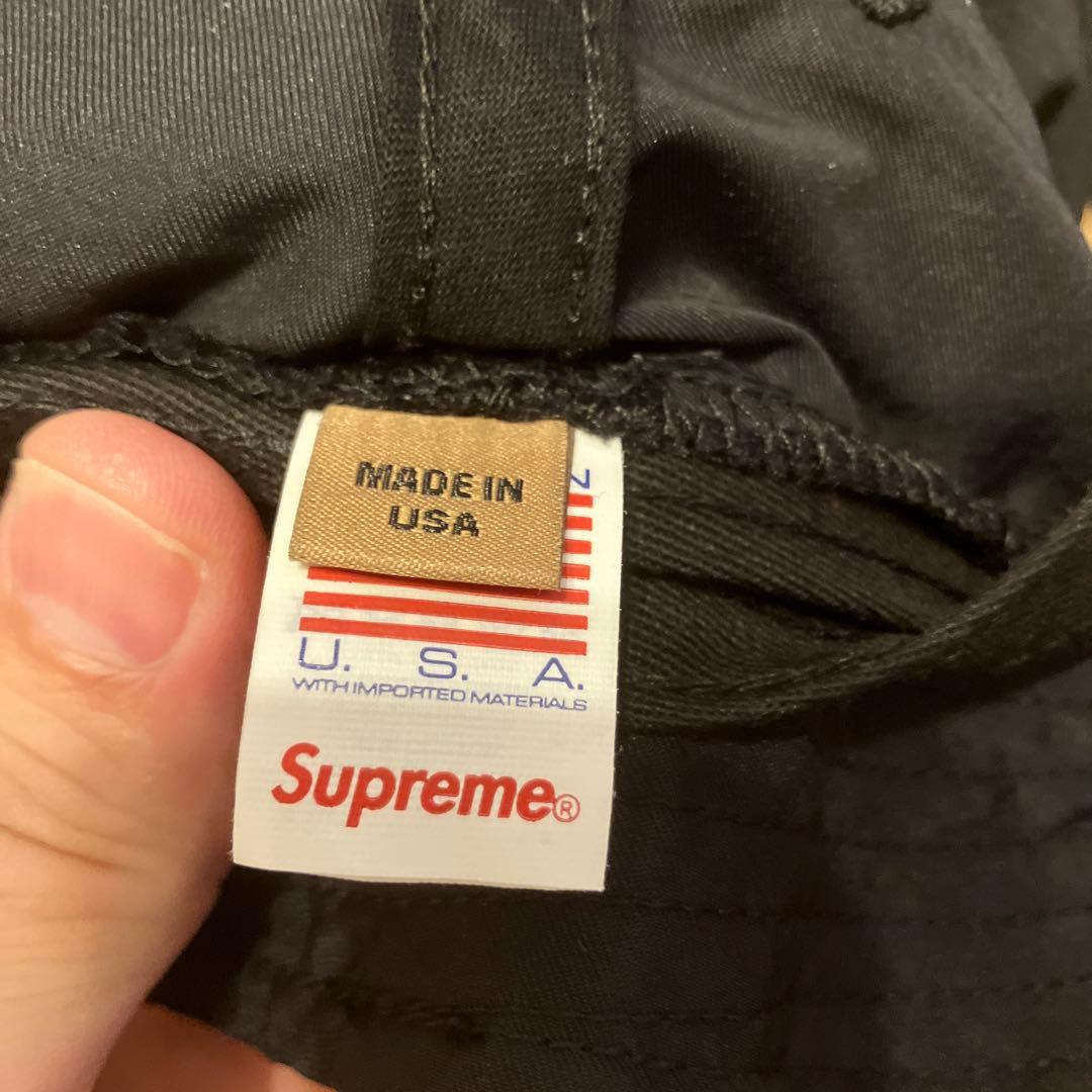 Burberry × Supreme バケットハット M/L 黒