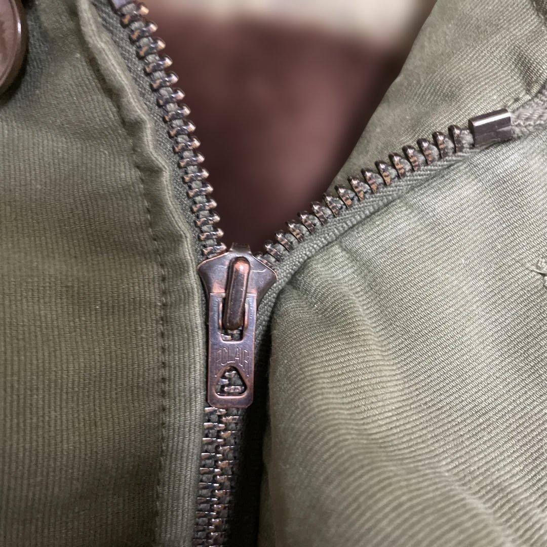 希少❗️雰囲気あり。フランス海軍 実物 70's N-1デッキジャケット L