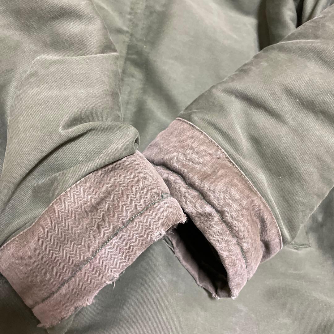 希少❗️雰囲気あり。フランス海軍 実物 70's N-1デッキジャケット L