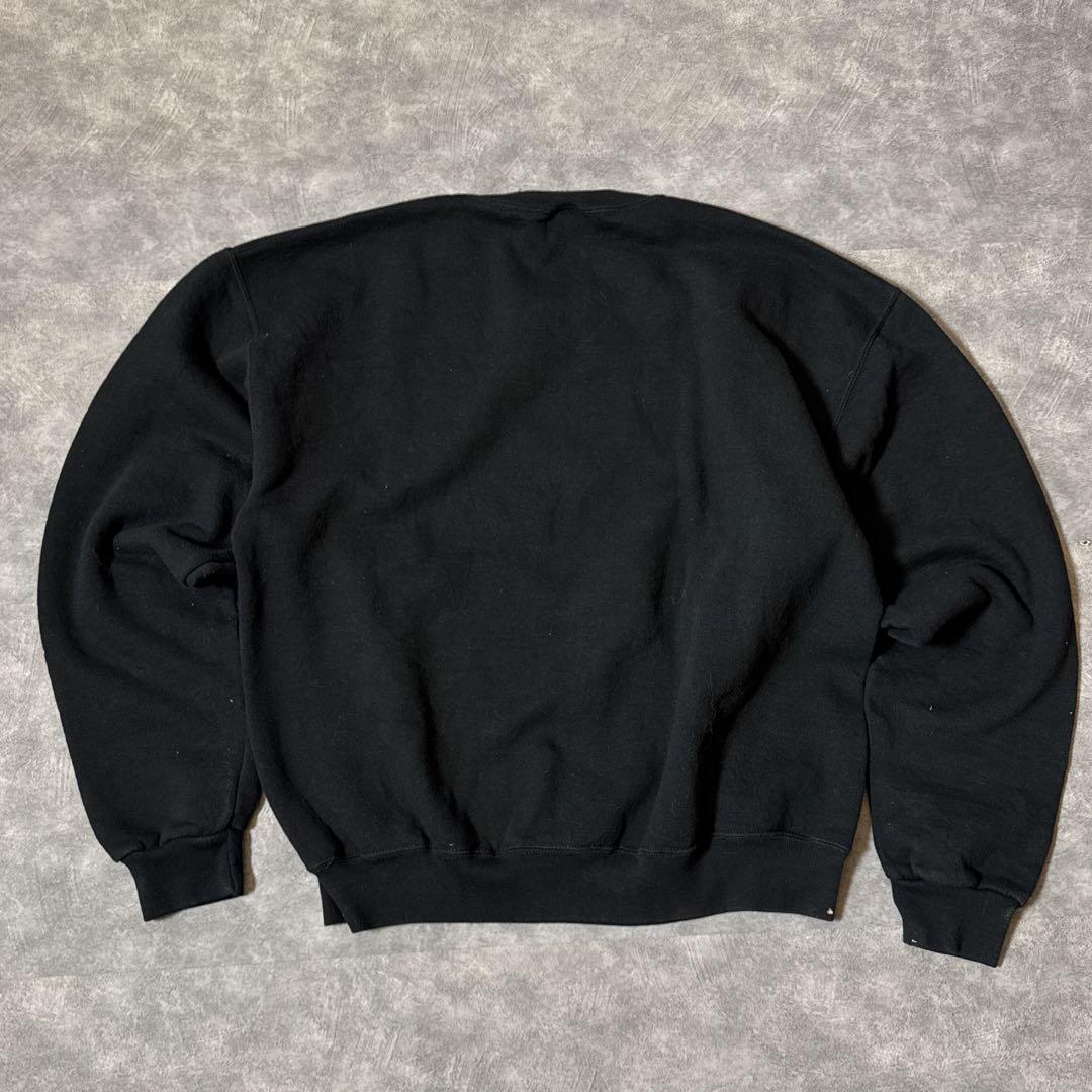 な*せ様 ラッセルアスレティック スウェット ブラック L メキシコ製 前V 無