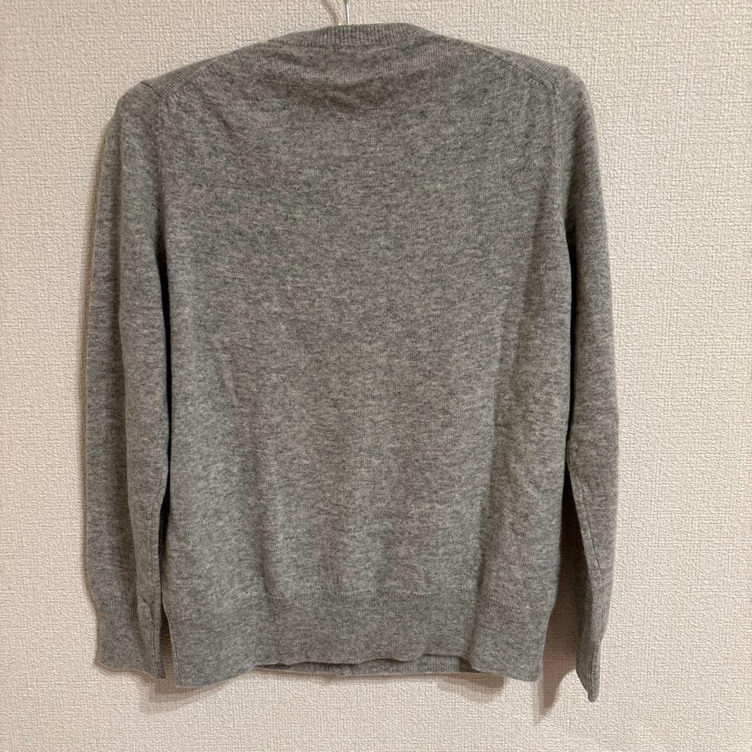 めんたいこ様23区　カシミヤ100%グレーのカーディガン