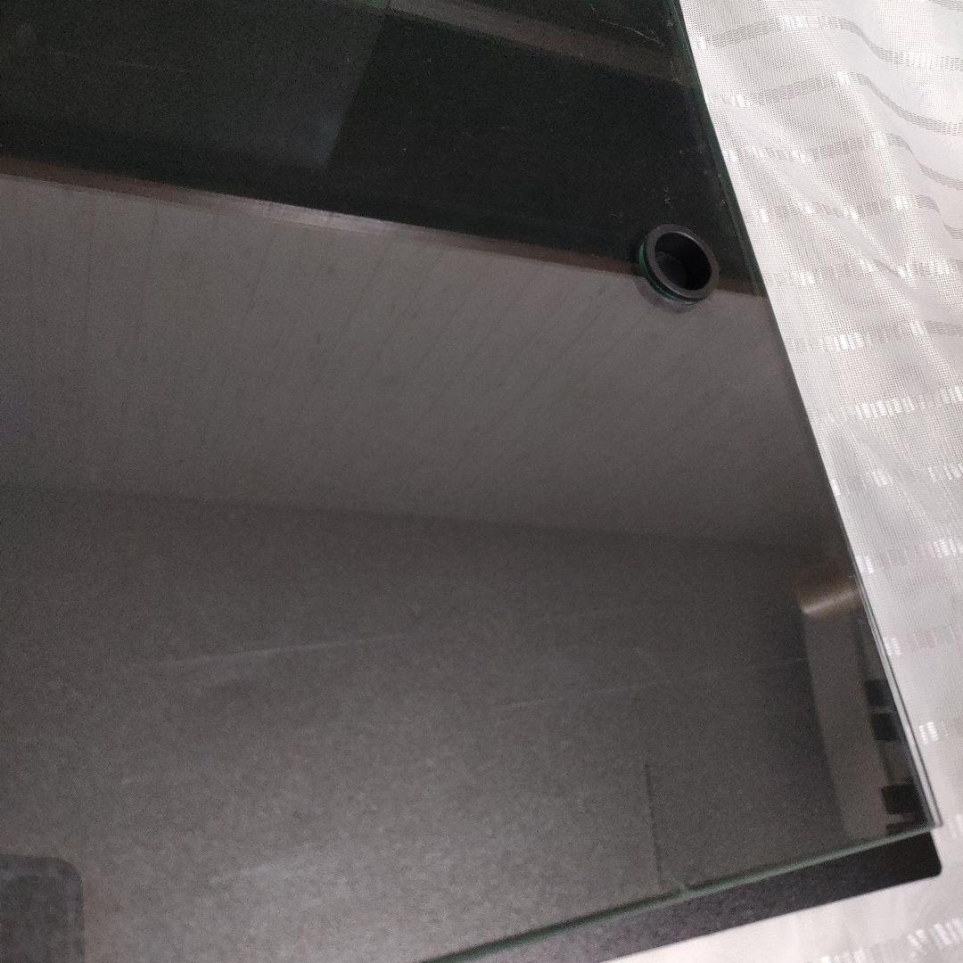 無印良品 スチールユニットシェルフ用・ボックス・ガラス引き戸・ウォールナット