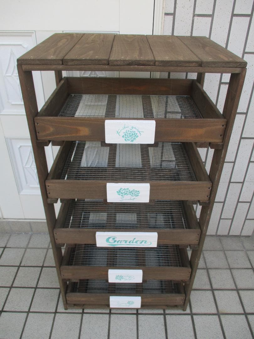 ５段トレー　多肉棚　プランター　スタンド　多肉植物棚　ラック　韓国苗　アガベ