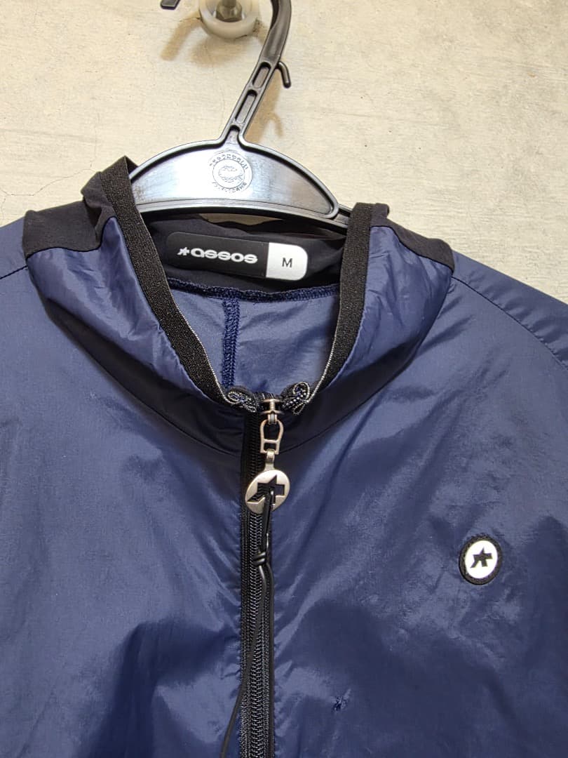 ASSOS ミレGT ウィンドジャケットC2　Mサイズ ネイビー