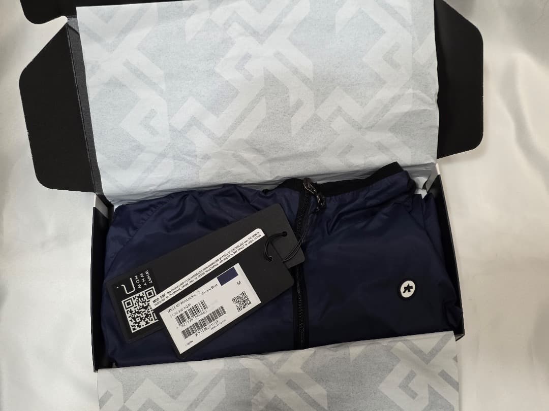 ASSOS ミレGT ウィンドジャケットC2　Mサイズ ネイビー