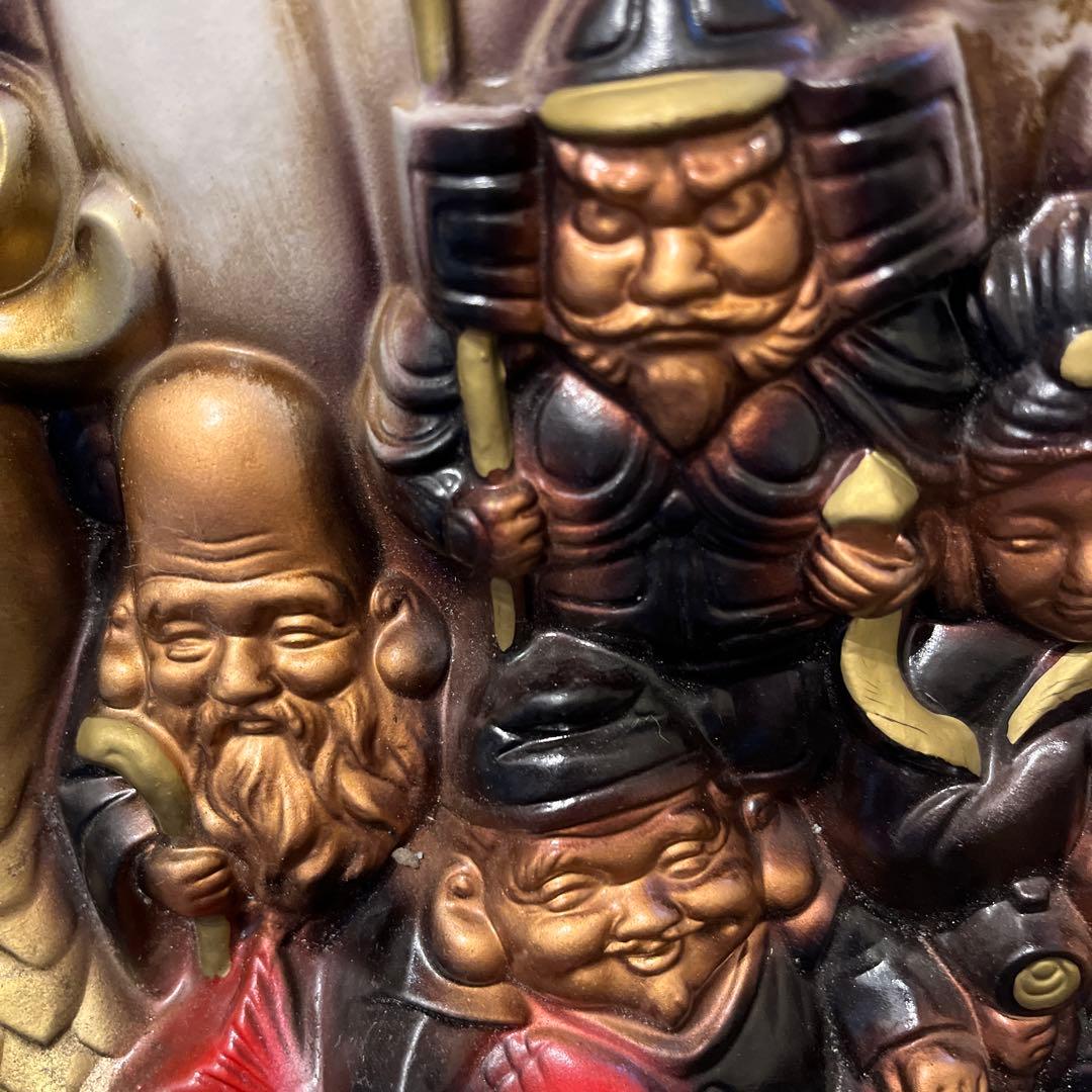 宝船　七福神 寶船 縁起物 商売繁盛 置物