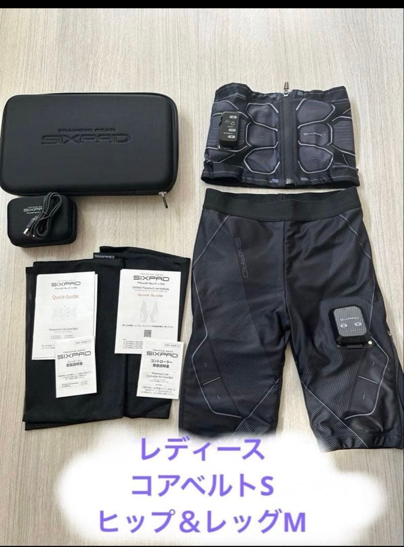 SIXPAD レディース コアベルト S ヒップ&レッグ M