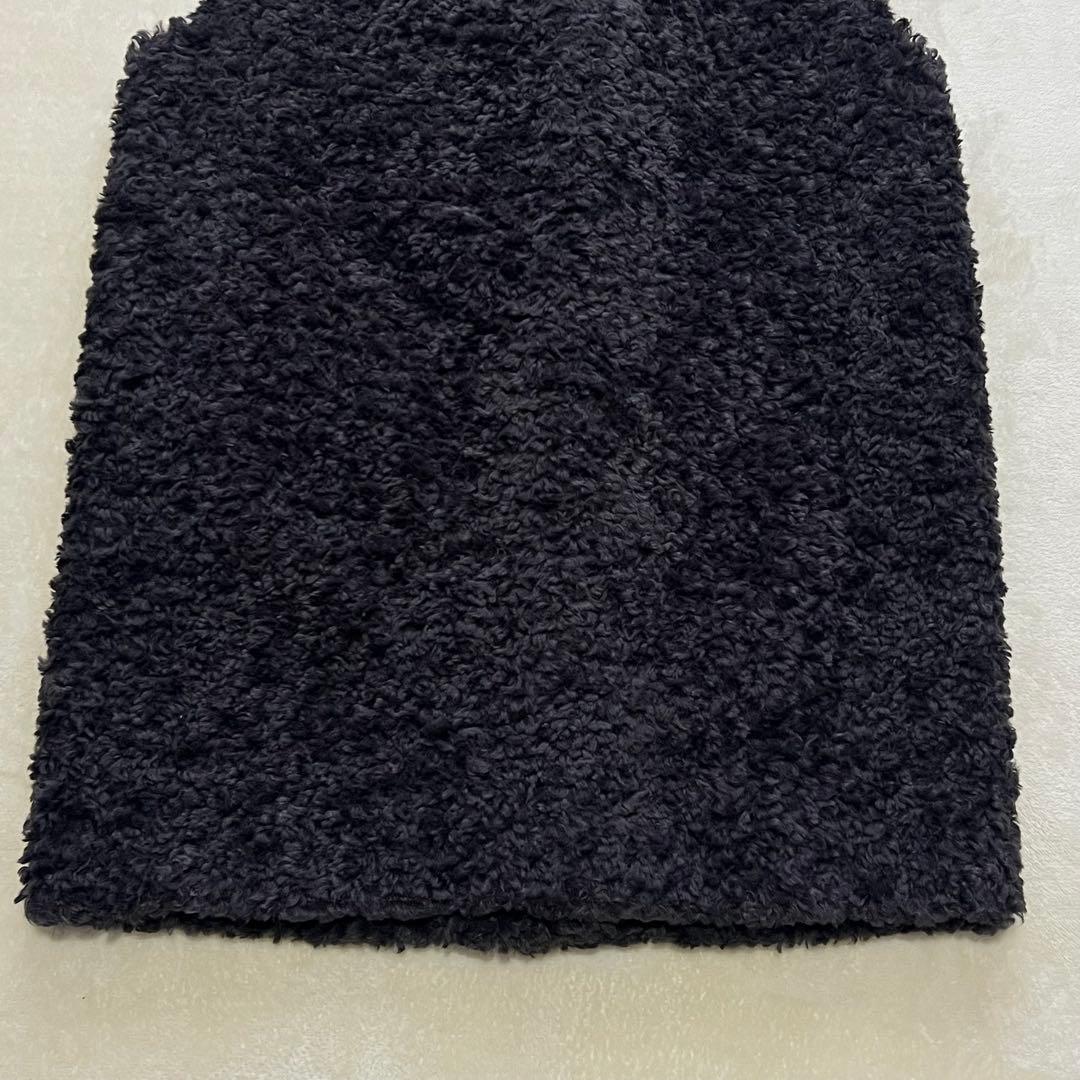 【未使用に近い】 スリードッツ　プードルボア　テーラードベスト　人気完売色