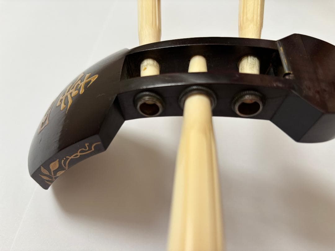 蒔絵細棹三味線