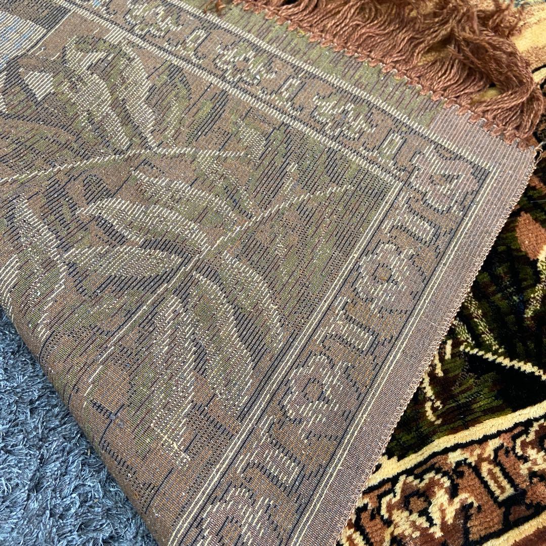 ヴィンテージ　中東　アラビア　壁掛けタペストリー　ラグ