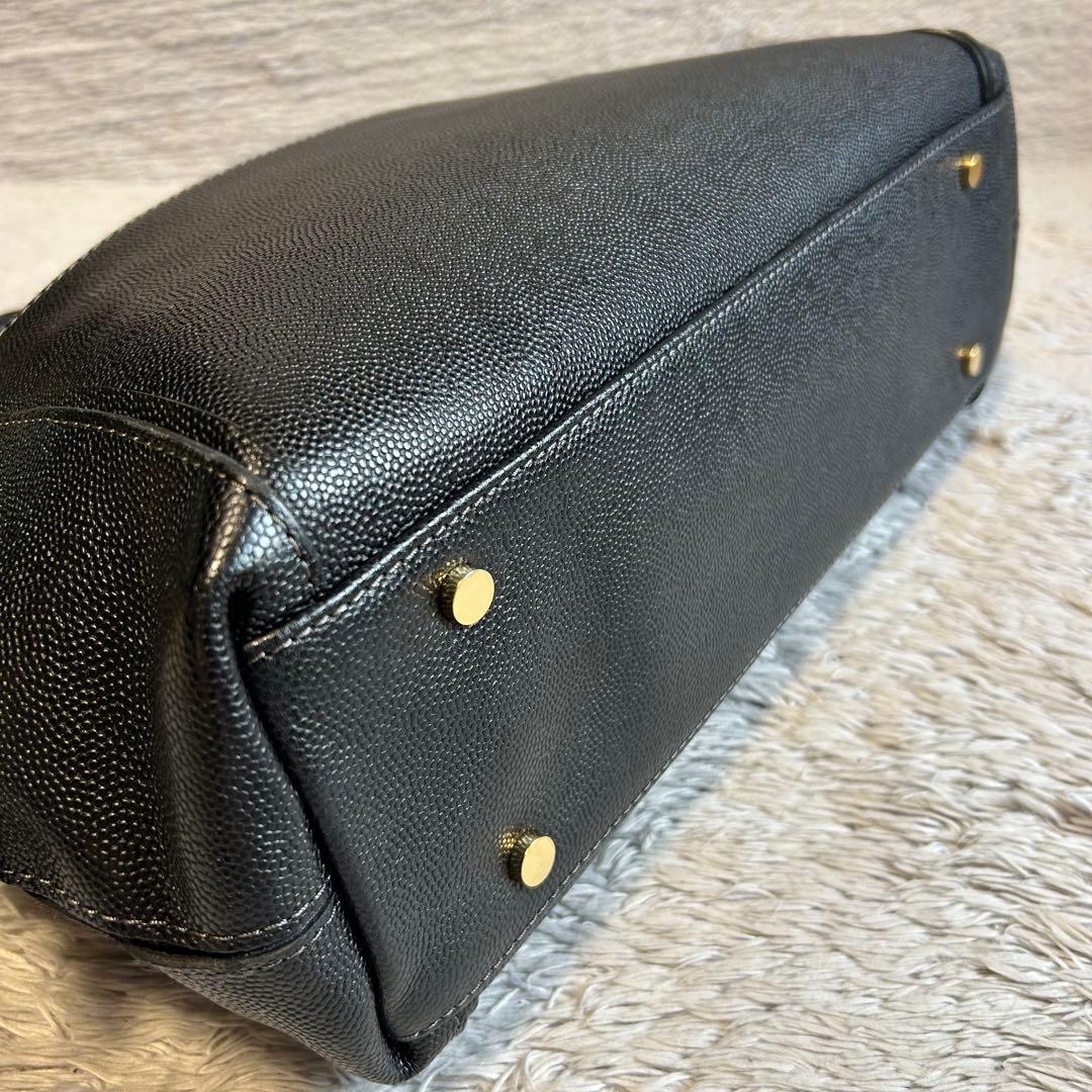 PAUL STUART ポール・スチュアート　ビジネスレザーバッグ　2way 黒