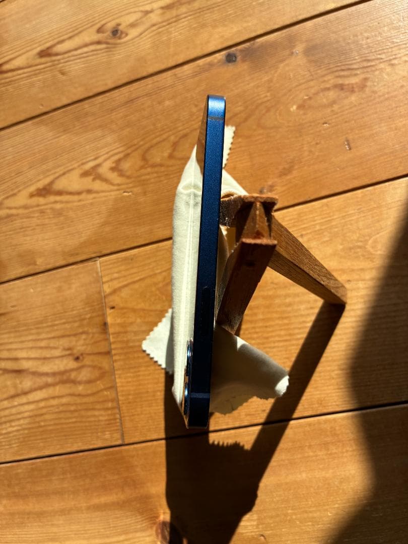 ＜美品＞iPhone 12mini ブルー 外箱、充電ケーブル、おまけ新品ケース