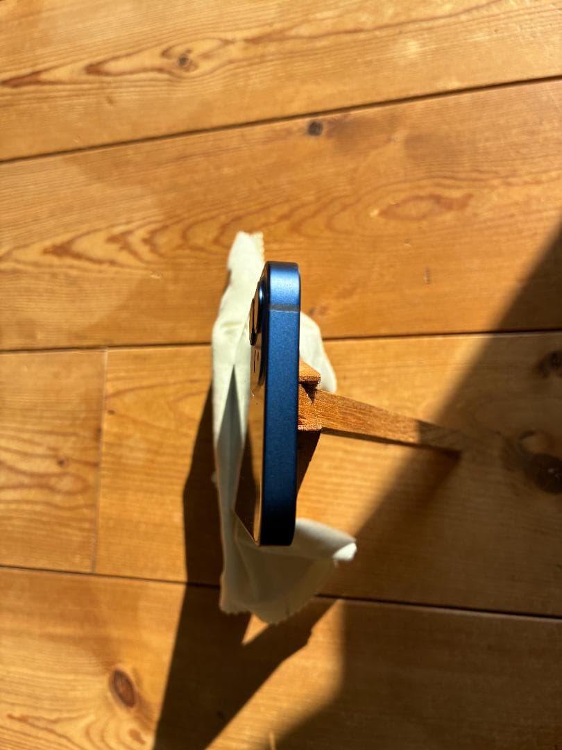 ＜美品＞iPhone 12mini ブルー 外箱、充電ケーブル、おまけ新品ケース