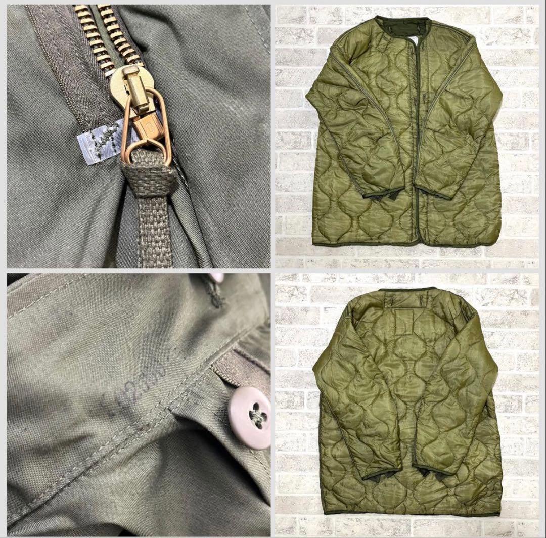 米軍実物 デッドストック M65 フィッシュテールパーカー S フルセット