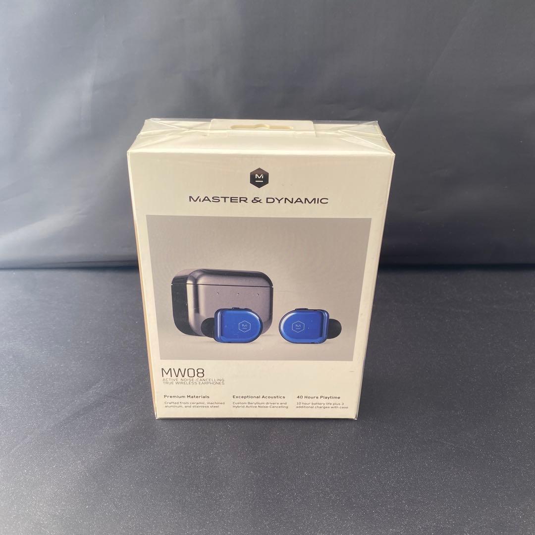 Master & Dynamic MW08 ワイヤレスイヤホン 青