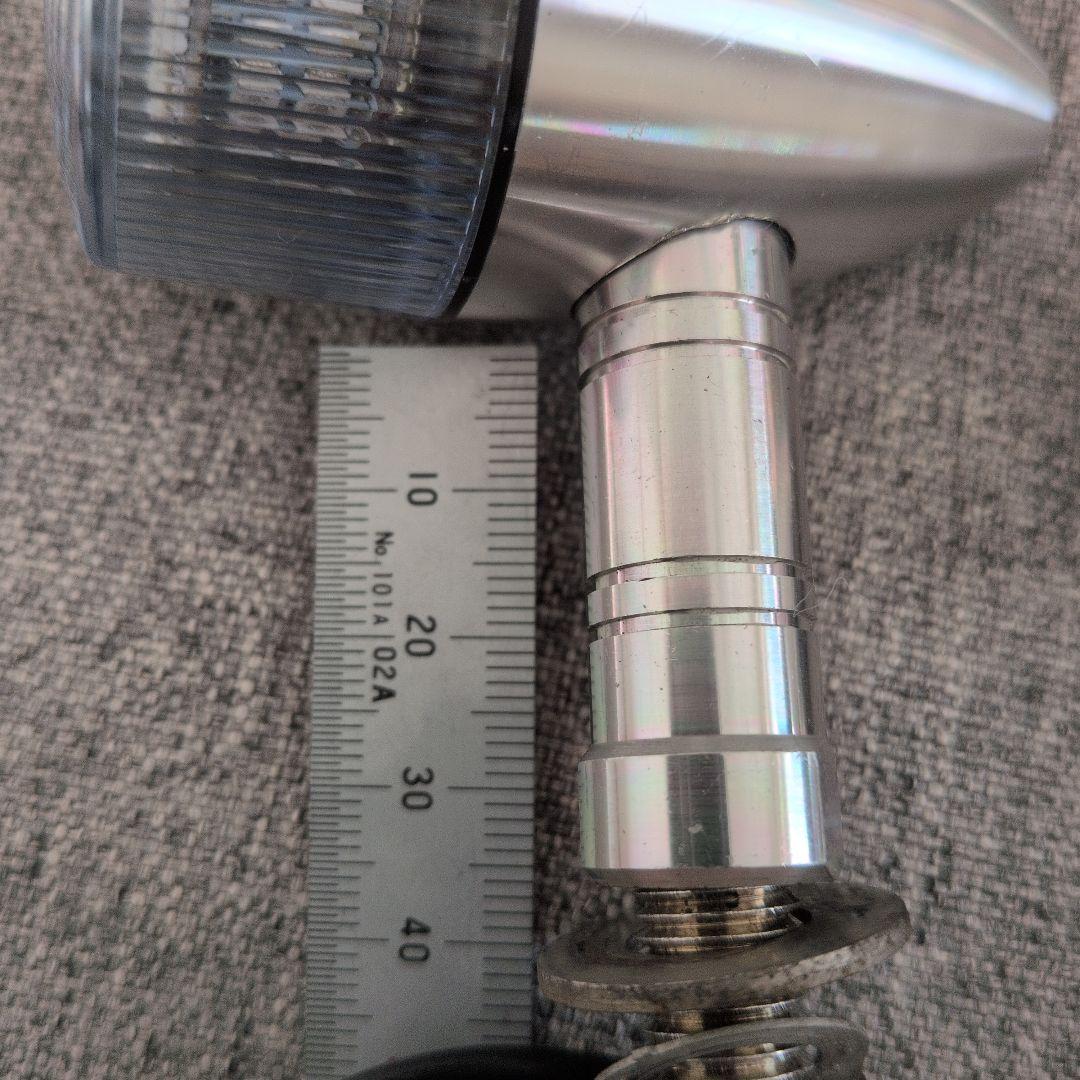 POSH アルミ削り出しウィンカー 4個セット　オレンジレンズ付き