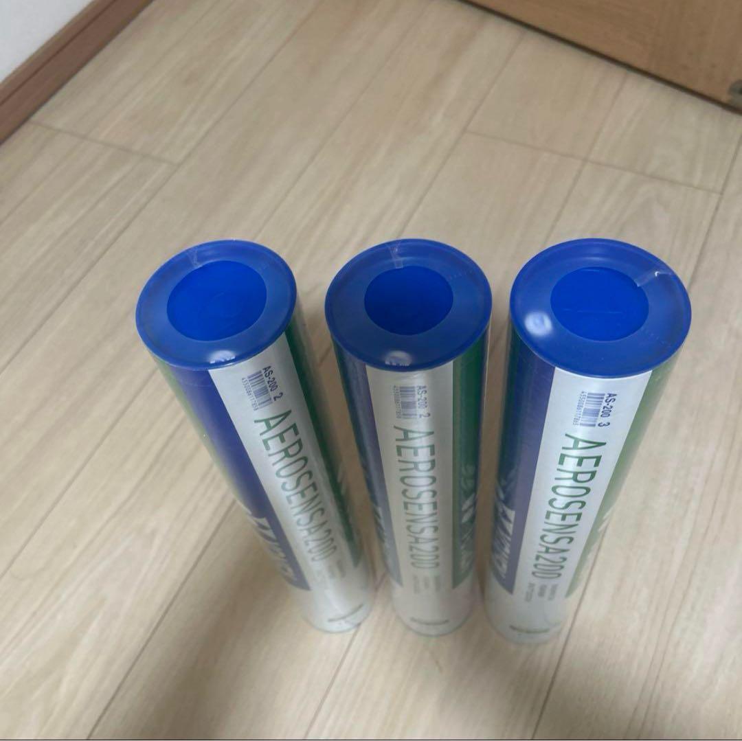 YONEX AEROSENSA200 バドミントンシャトル 3本セット4番