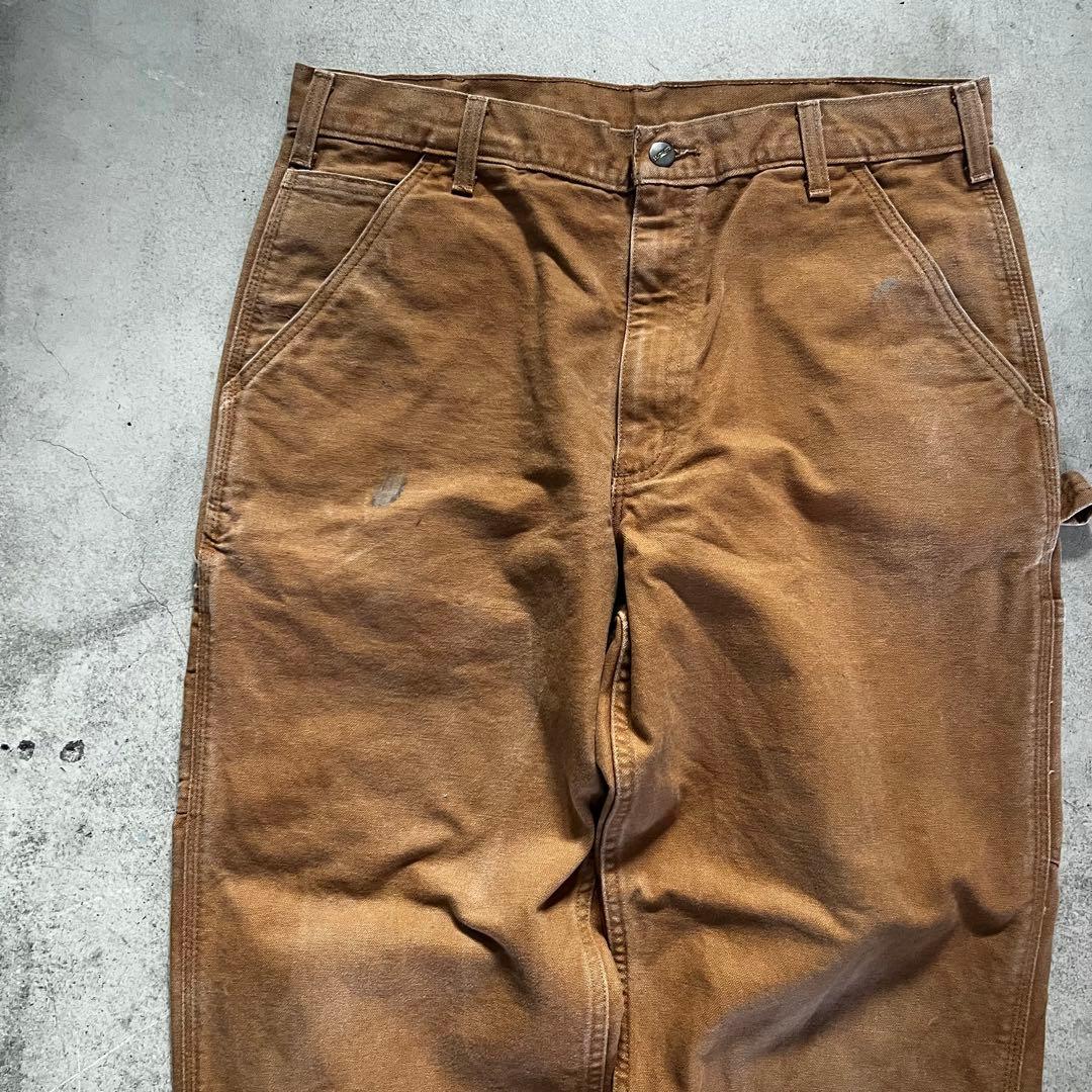 US企画 カーハート ダック ペインターパンツ W36 革タグ