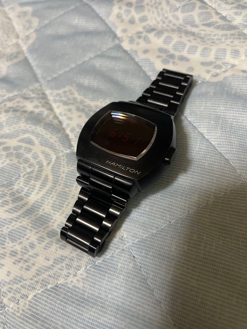 極美品　ハミルトン　PSR ブラック　箱付き　定価155000円