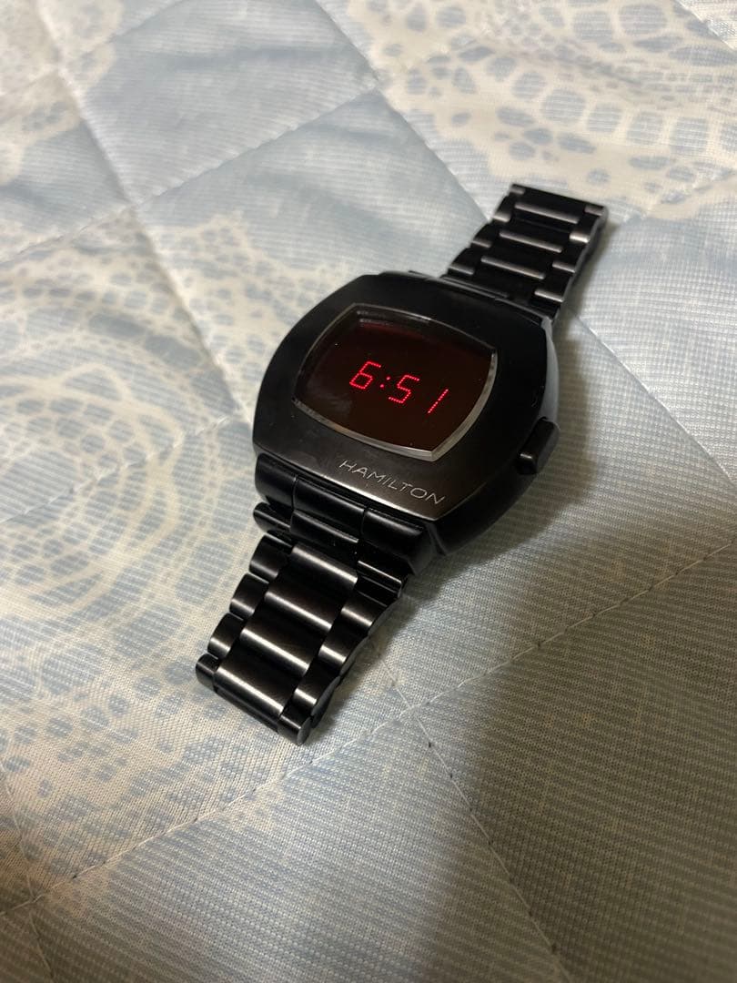 極美品　ハミルトン　PSR ブラック　箱付き　定価155000円