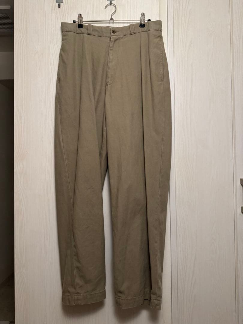 【2サイズ】marka オーガニックコットン強撚ギャバU.S.アーミーチノ