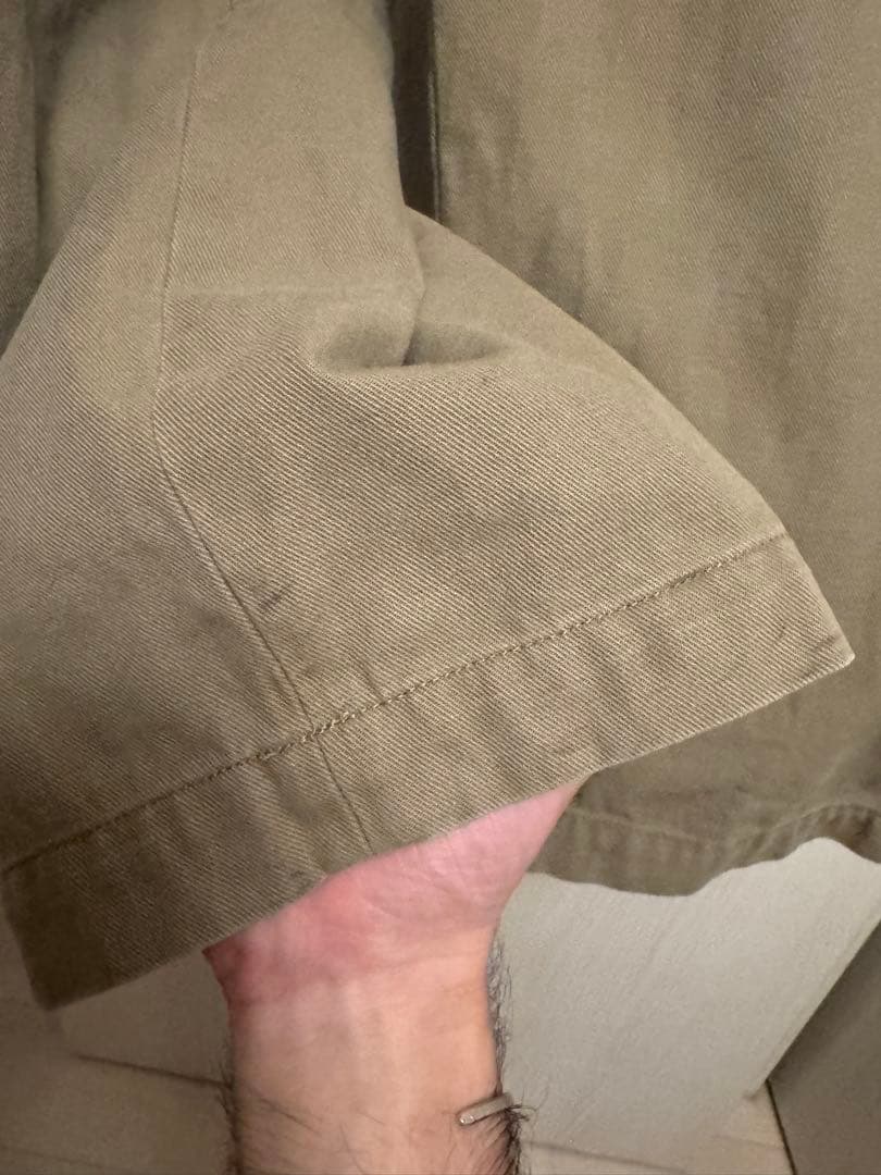 【2サイズ】marka オーガニックコットン強撚ギャバU.S.アーミーチノ