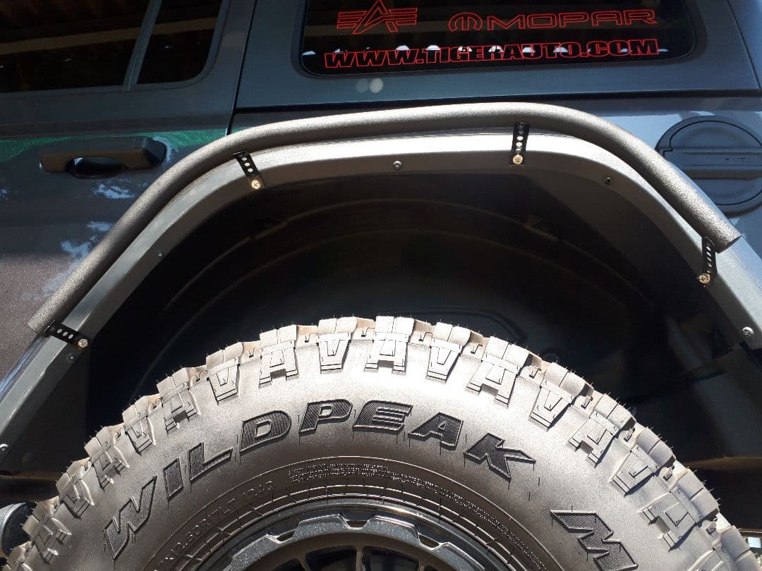 ラングラー JL ハイフェンダー用 32㎜径 自作 パイプフェンダー 塩ビ管