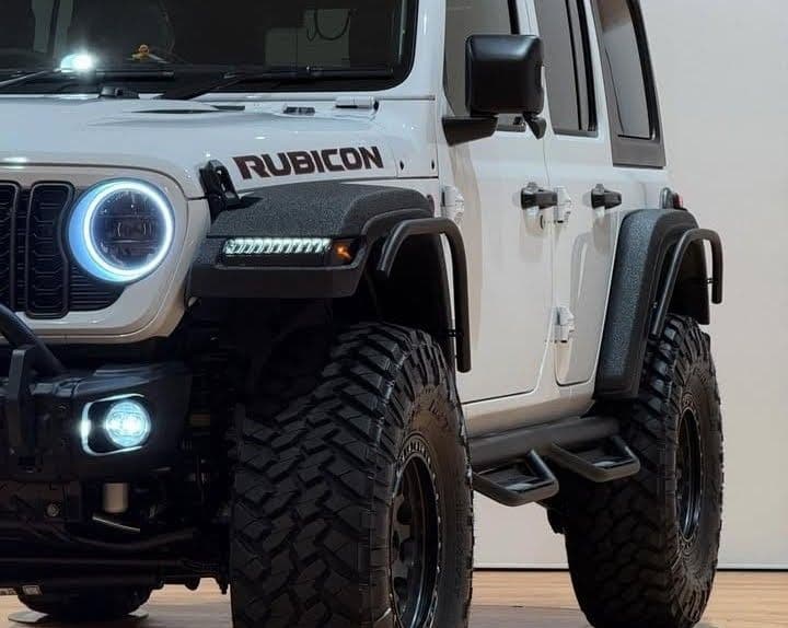 ラングラー JL ハイフェンダー用 32㎜径 自作 パイプフェンダー 塩ビ管