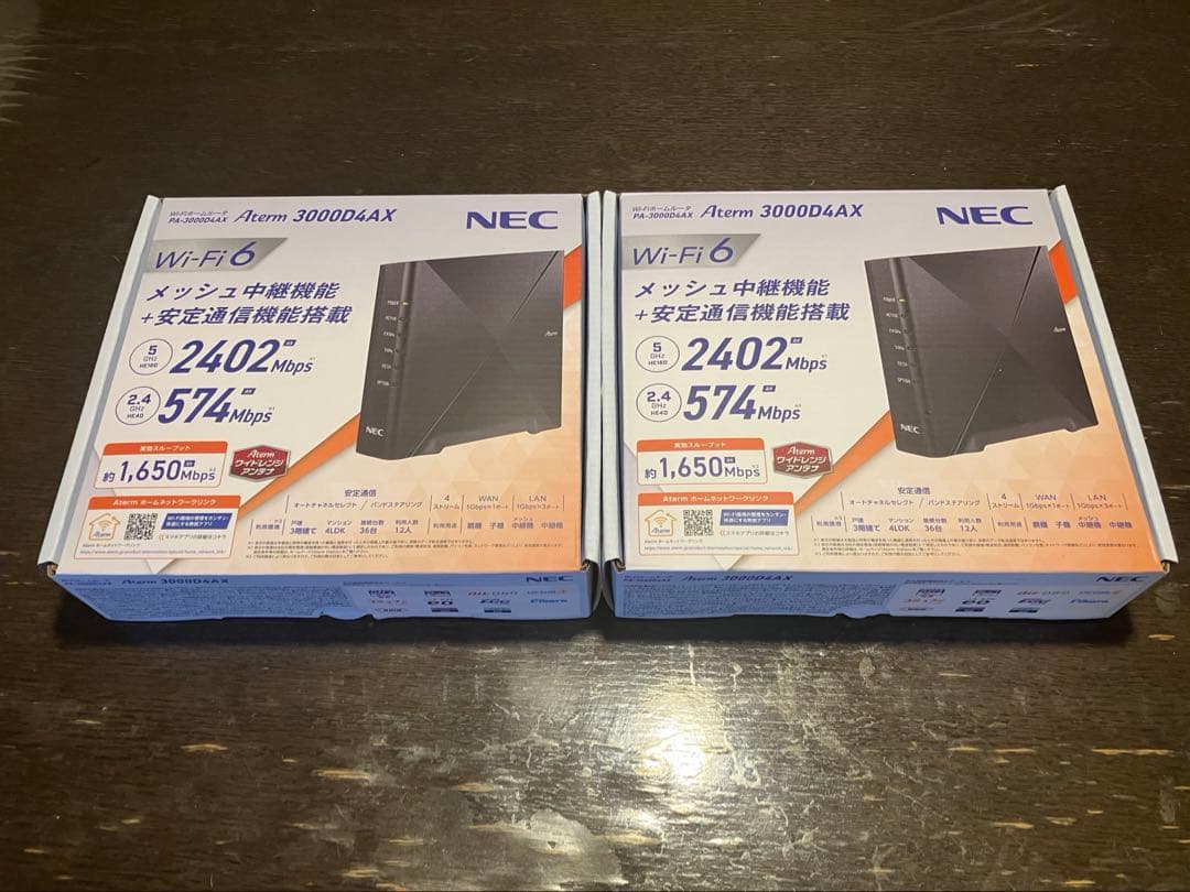 NEC Aterm 3000D4AX 2台セット