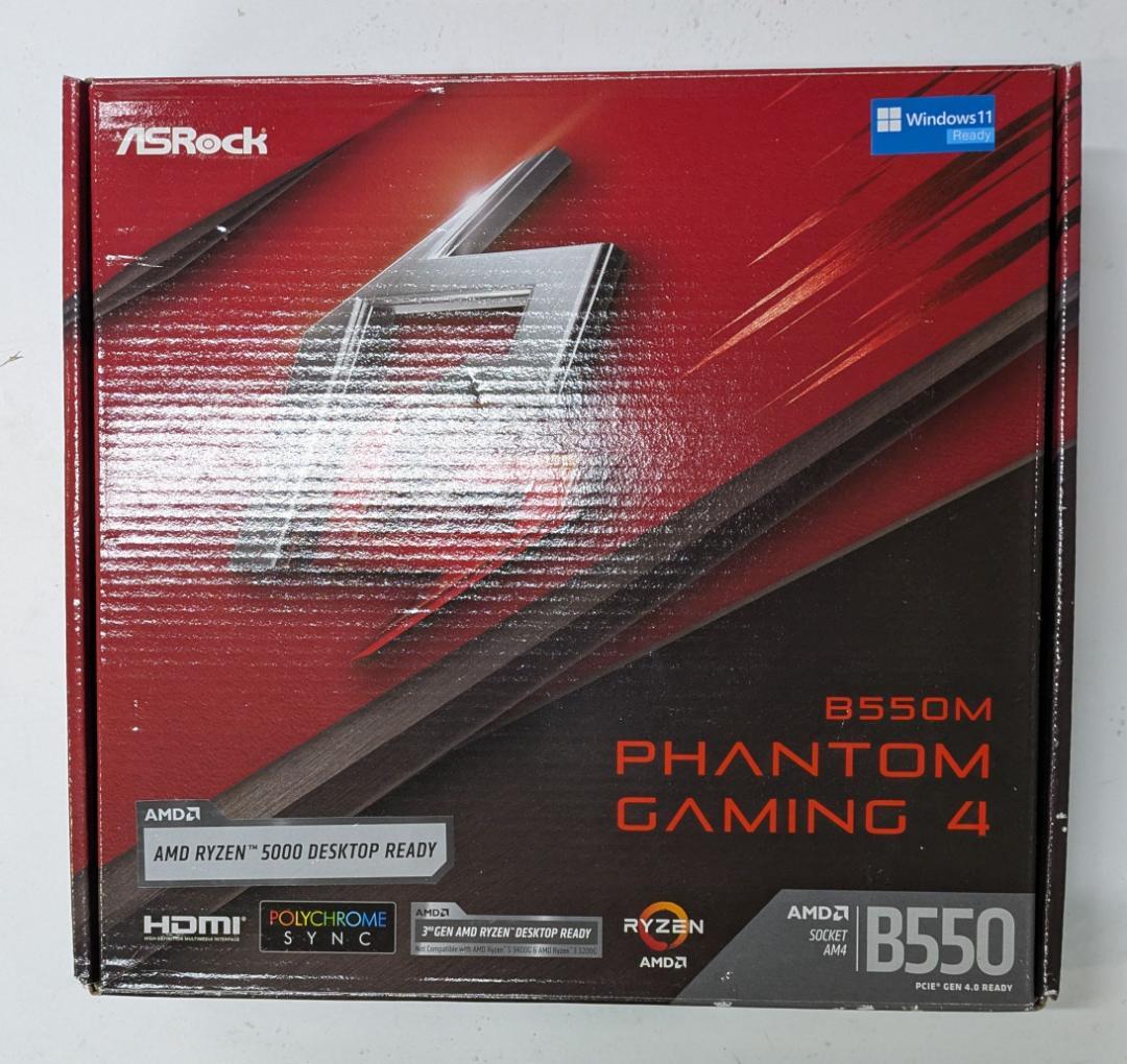 ASRock B550M PHANTOM GAMING 4 本体