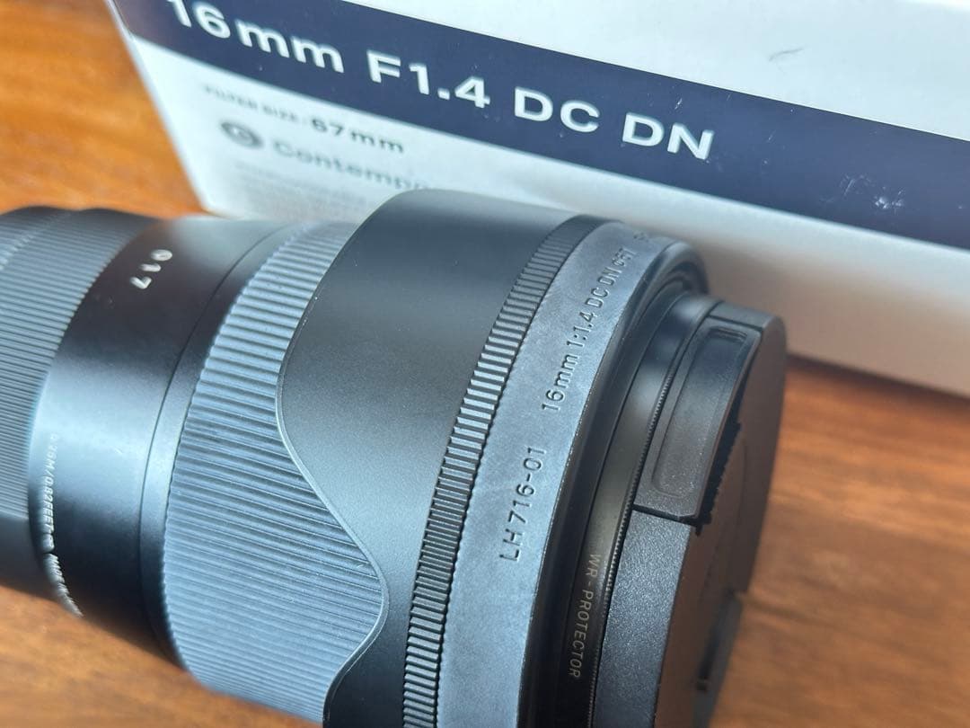 美品 SIGMA16mm F1.4 DC DN ソニー Eマウント