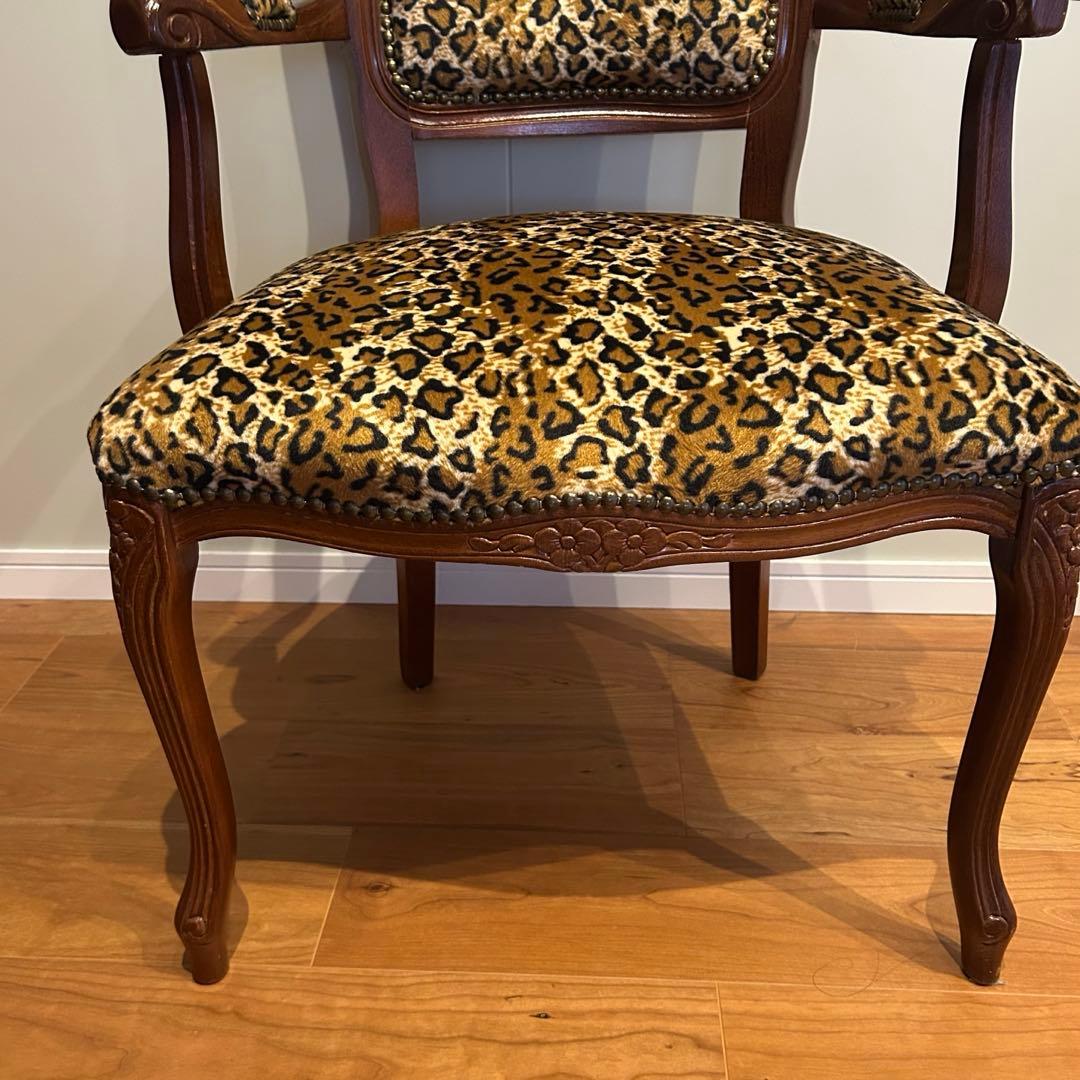 イタリア製　レオパード　チェア　椅子　一脚