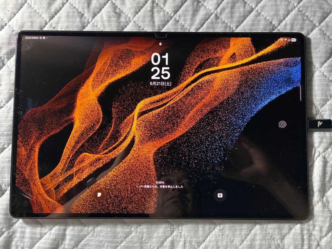 Galaxy Tab S8 Ultra 5G SM-X906 純正キーボード付き