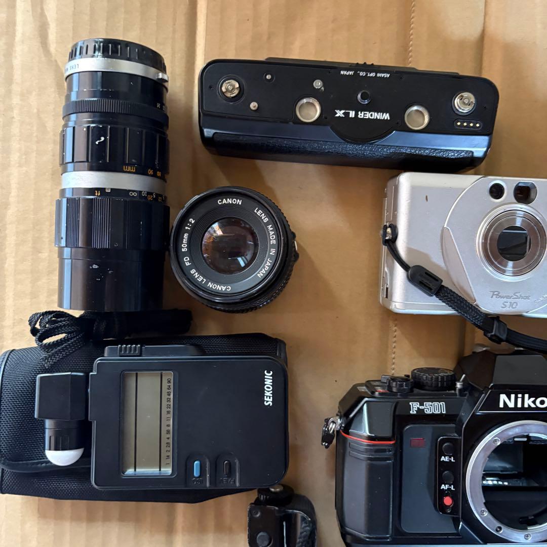 カメラ　まとめ売り　ジャンク　一眼レフ　レンズ