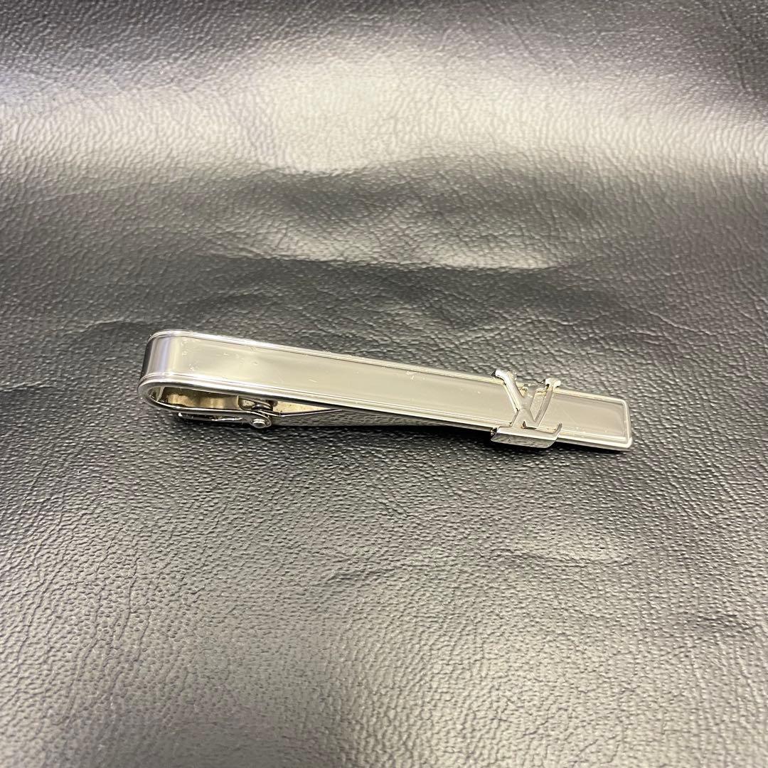 ルイ ヴィトン M61981 LVイニシャル ネクタイピン/タイバー シルバー