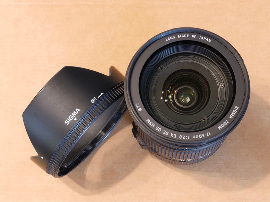 SIGMA 17-50mm F2.8 キヤノンEF-Sマウント