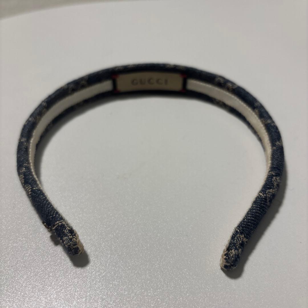 GUCCI デニム風 カチューシャ