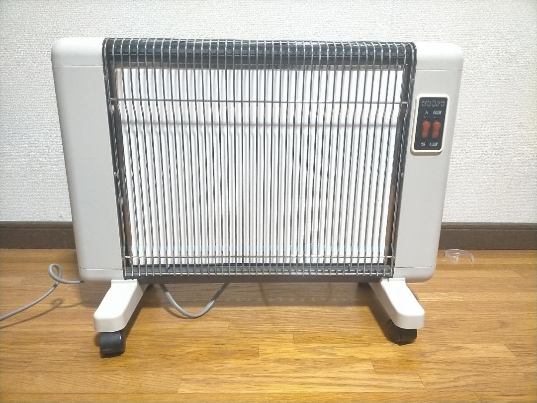 サンラメラ 600W型 遠赤外線 セラミックパネルヒーター 電気ヒーター