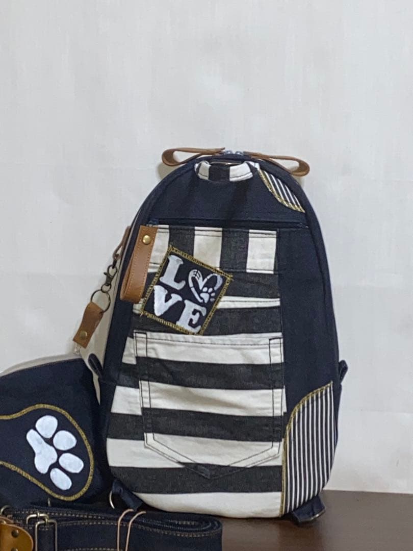 しいねちゃんページ　黒ネコ☆リュック対応☆ワンショルダーバッグ