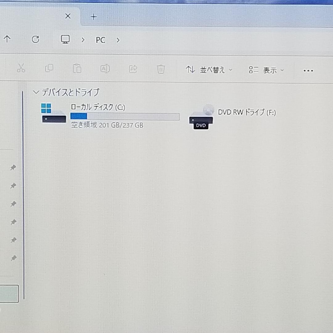 美品 新品SSD Win11 DVD再生可 ノートPC NEC (E3240