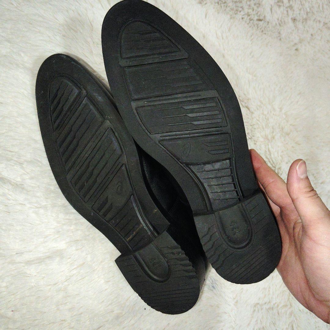 【ほぼ未使用】ASICSWALKINGアシックスウォーキング　冠婚葬祭　黒　24