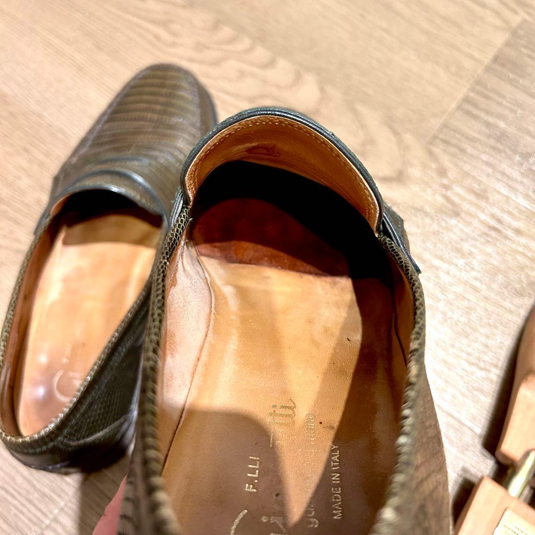 F.LLI Giacometti / リザードローファー