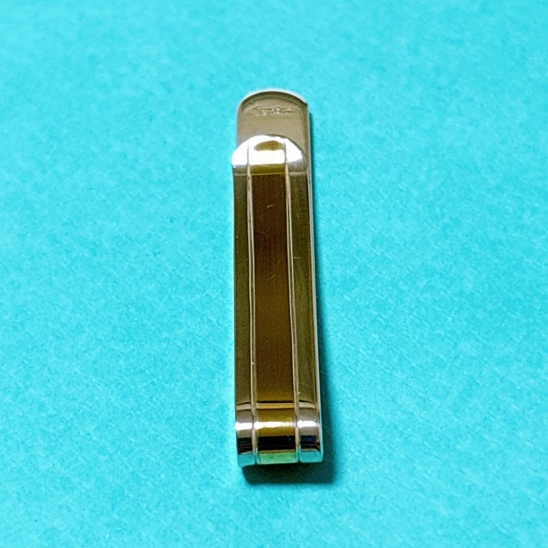 【美品】ティファニー ネクタイピン クリップ ゴールドライン 925/750