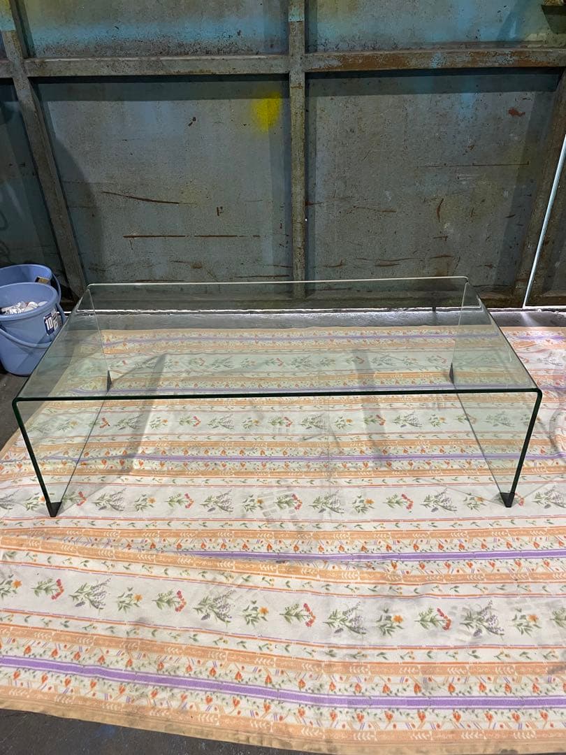 Francfranc ガラステーブル コーヒーテーブル