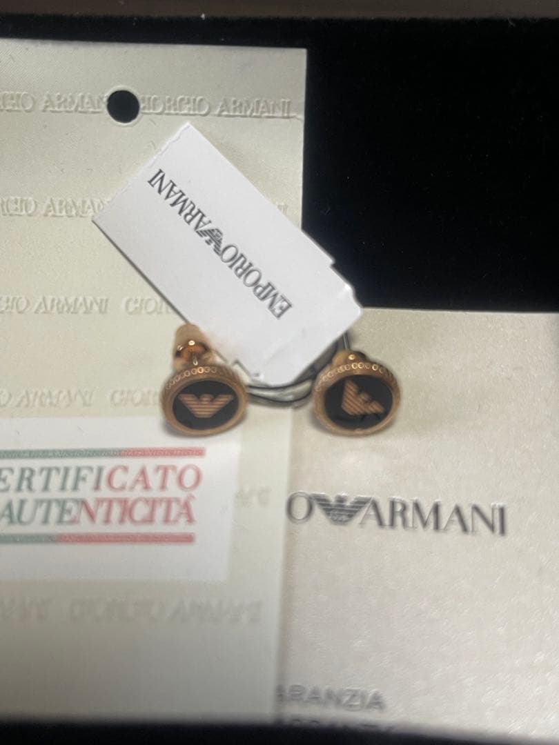 【不定期値下げ】アルマーニ ピアス