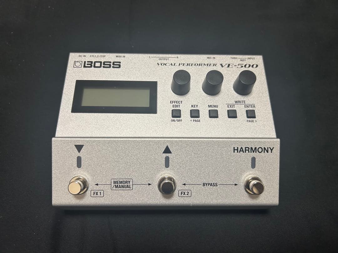 BOSS VE-500 ボーカルパフォーマー　ボーカルエフェクター