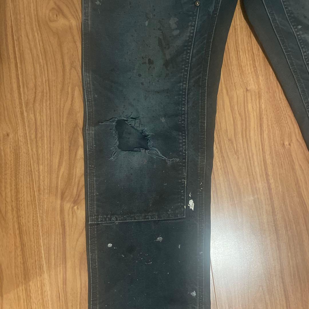 CarharttダブルニーブラックW30L32