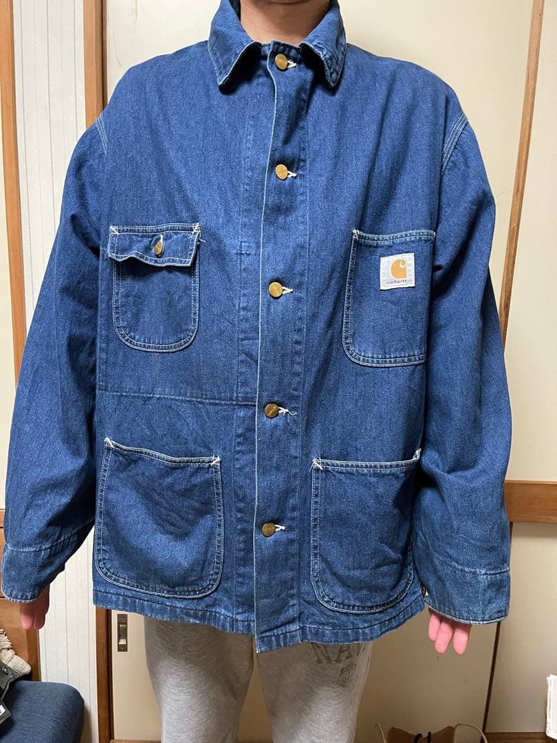 80‘s〜90‘s Carhartt デニム カバーオール カーハートUSメイド