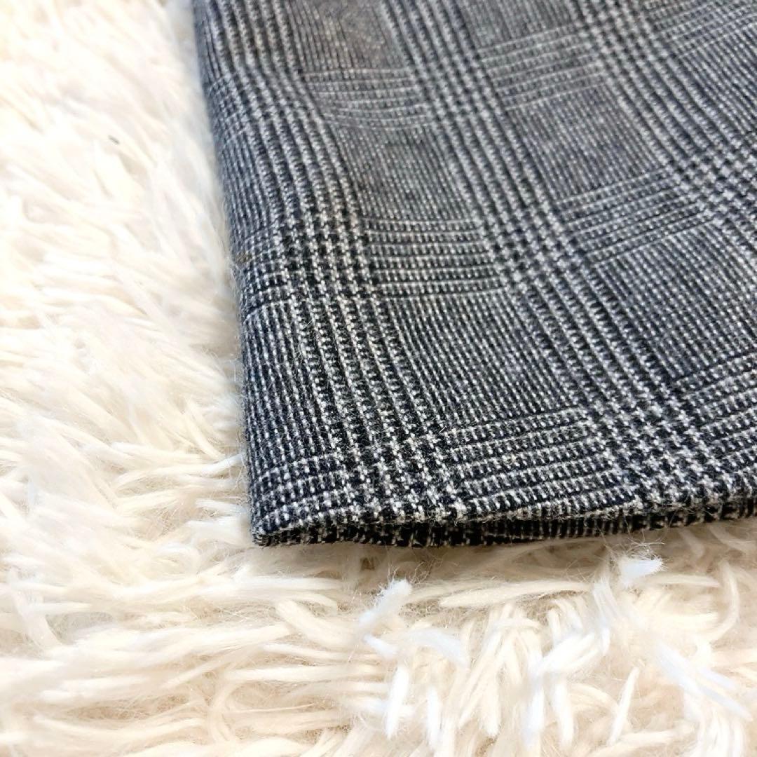 【グレンチェック・希少BB7】スーツセレクト　セットアップ　RE:NEWOOL